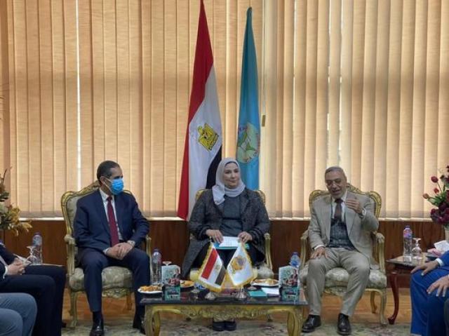 وزيرة التضامن تصل جامعة طنطا لإطلاق فعاليات مبادرة ”قادرون باختلاف” بالجامعات المصرية