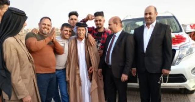 معمر عراقي يبلغ من العمر 103 سنوات يحتفل بزفافه للمرة الثالثة