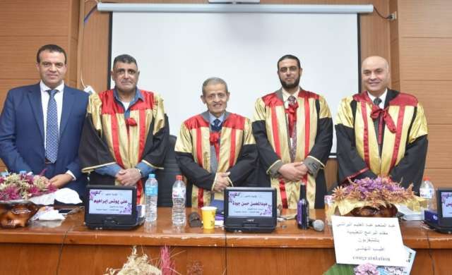الباحث حسين طعيمة يحصل على درجة الدكتوراة من جامعة المنصورة