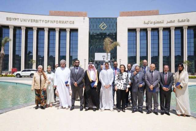 جامعة مصر للمعلوماتية تستقبل وفودا دبلوماسية لـ20 دولة لتعزيز التعاون العلمي