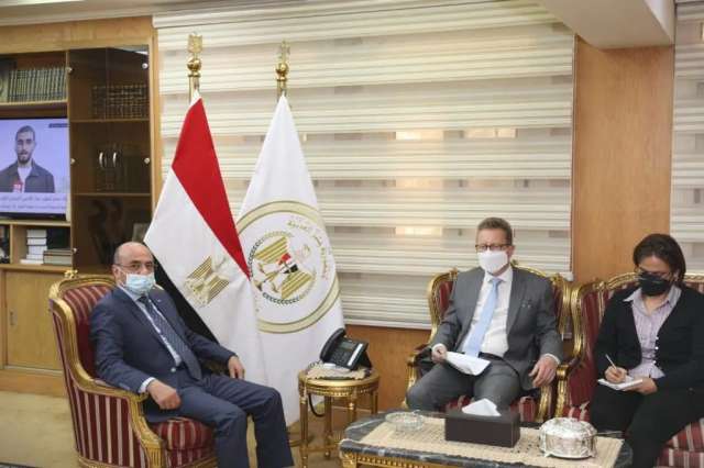 وزير العدل يستقبل السفير الألماني بالقاهرة