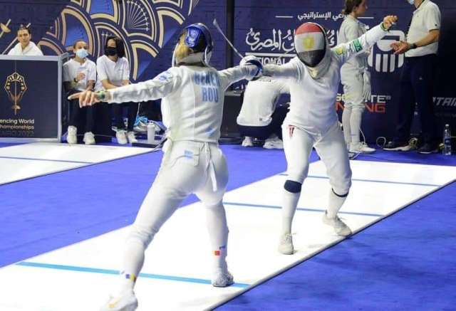 ناردين إيهاب تتأهل لدور  الـ 64 الرئيسي في فردي السيدات لسيف المبارزة ببطولة العالم للسلاح