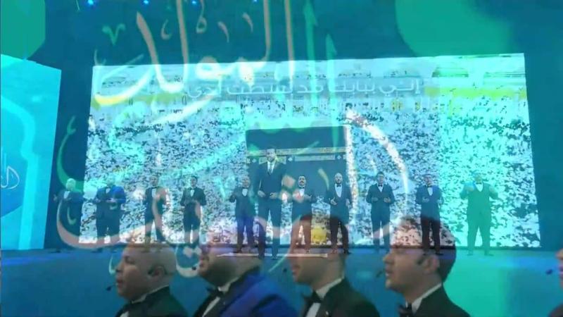 فرقة منشدي مصر تبدع في احتفالية المولد النبوي أمام الرئيس السيسي