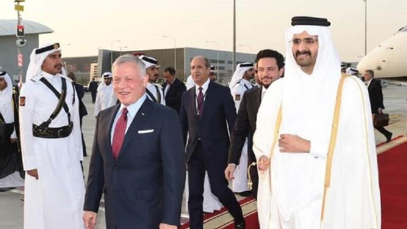 ملك الأردن يشيد بتنظيم قطر للمونديال