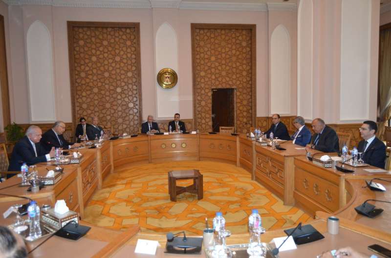 وزير الخارجية يستقبل مجلس إدارة المجلس المصري للشئون الخارجية