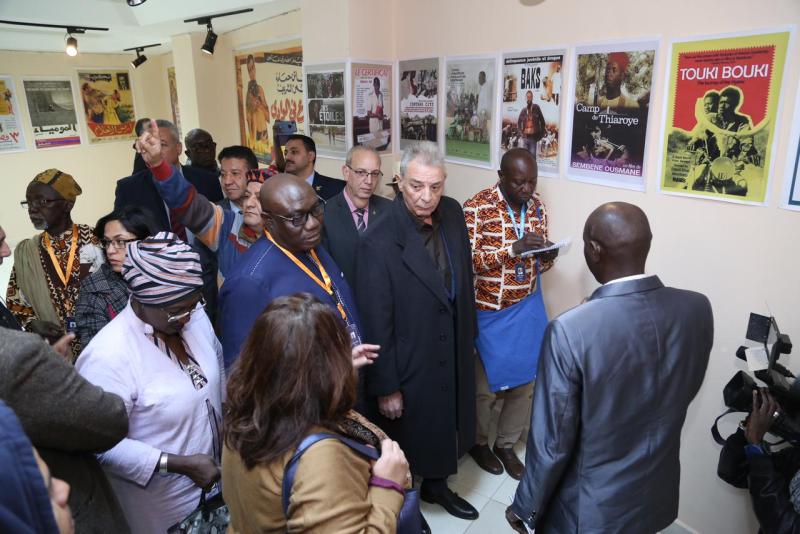 افتتاح معرضين على هامش فعاليات مهرجان الأقصر للسينما الأفريقية في دورته الـ12