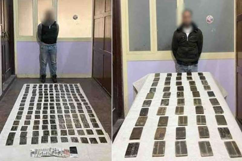 ضبط 490طربة لمخدر الحشيش بحوزة عدة عناصر إجرامية بالإسكندرية
