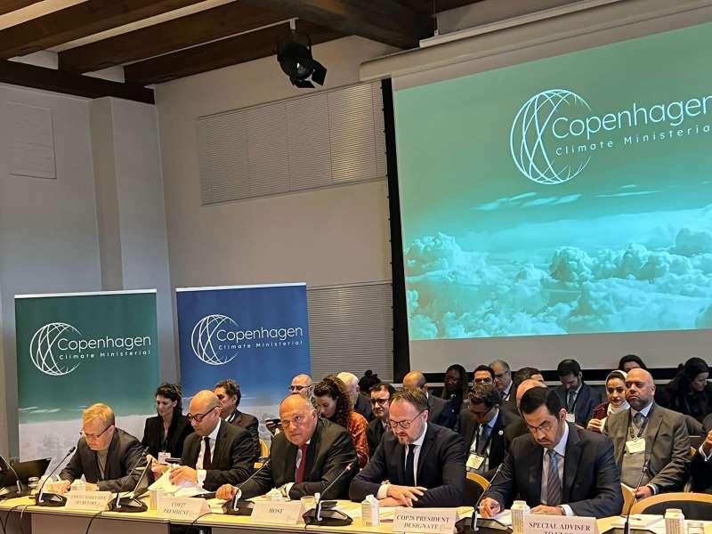 شكري يشارك في فعاليات اليوم الأول لاجتماع كوبنهاجن الوزاري حول المناخ