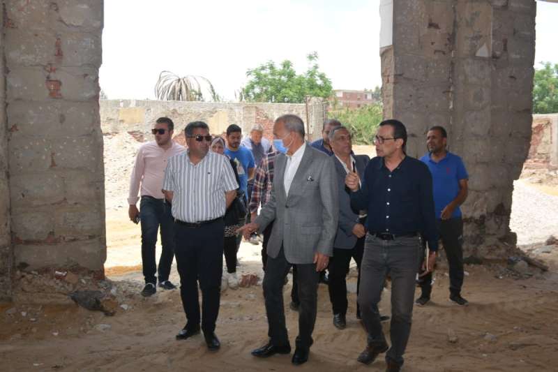 محافظ القليوبية يتفقد أعمال تطوير مجزر كفر سعد بمدينة بنها