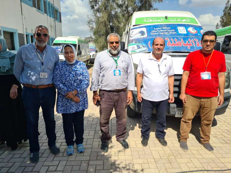 الكشف على 1283 مواطن مجانا خلال قافلة  طبية مجانية بقرية كوم أبوإسماعيل بأبوحمص
