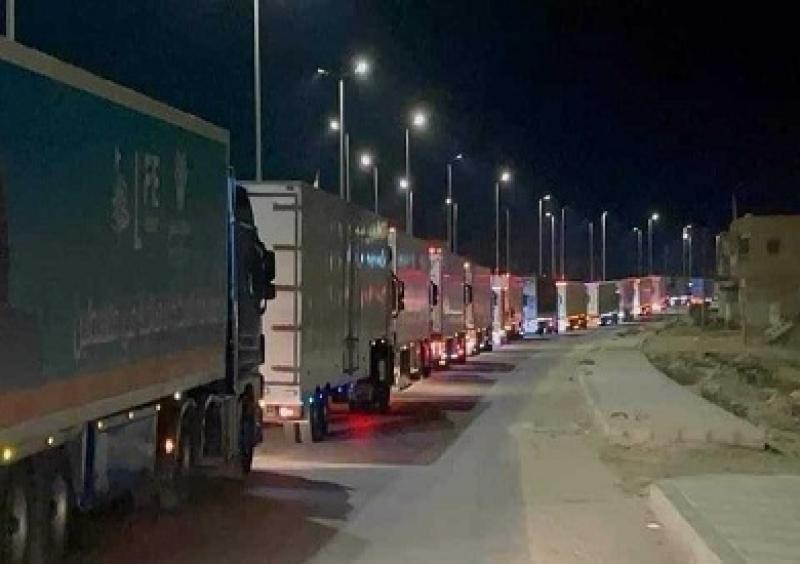 التحالف الوطني: دخول 337 شاحنة مساعدات مصرية إلى قطاع غزة الفترة الماضية