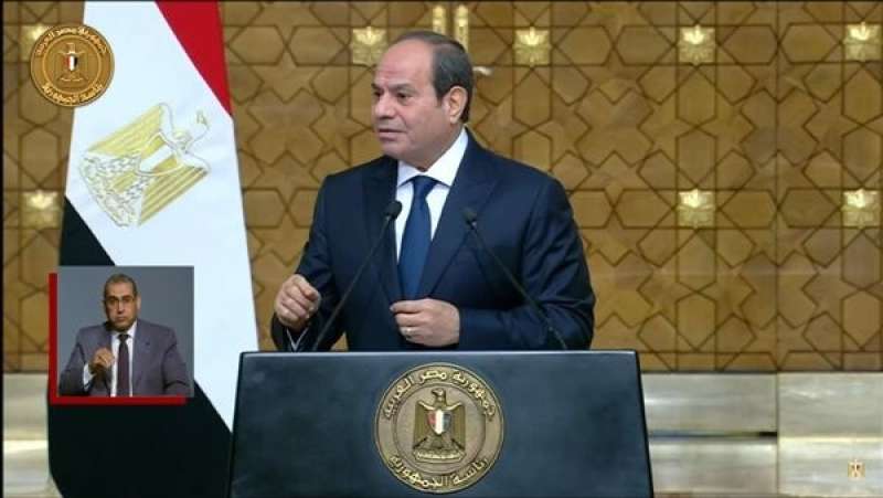 الرئيس السيسي: تم التوافق مع أمريكا على عدم السماح بالتهجير القسري للفلسطينيين