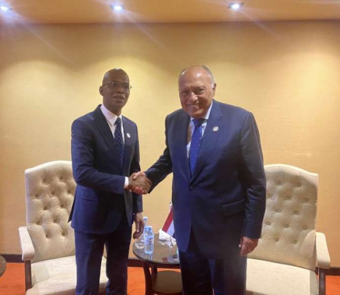 وزير الخارجية يبحث مع نظيره التنزاني سبل تعزيز العلاقات الثنائية بين البلدين