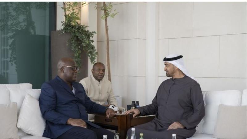 رئيسا الإمارات والكونغو الديمقراطية يبحثان التعاون في مختلف المجالات