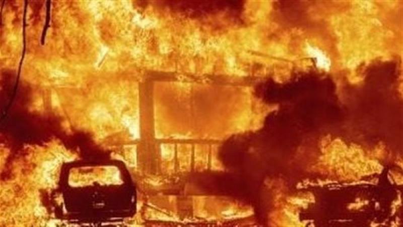 4 إصابات على الأقل في حريق الكريمية بليبيا