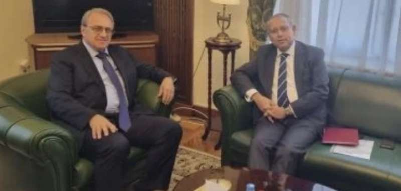 سفير مصر يبحث مع مبعوث الرئيس الروسي تطورات الوضع بالأراضي الفلسطينية
