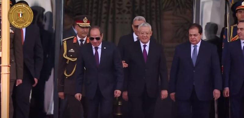 الرئيس السيسي يصل إلى مقر مجلس النواب بالعاصمة الإدارية لأداء اليمين الدستورية