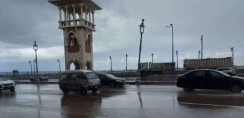 أمطار غزيرة ورعدية بأغلب الأنحاء والعظمى بالقاهرة 26 درجة