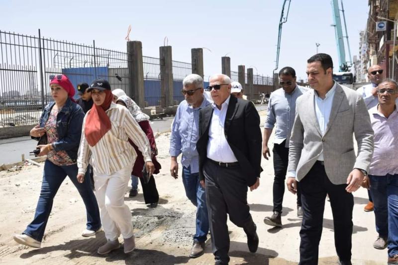 محافظ بورسعيد يتفقد ” ممشى بورسعيد السياحي ” ويتابع سير العمل في المرحلة الثانية من إنشاء الممشى