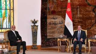الرئيس السيسي يستقبل بشر الخصاونة رئيس الوزراء الأردني
