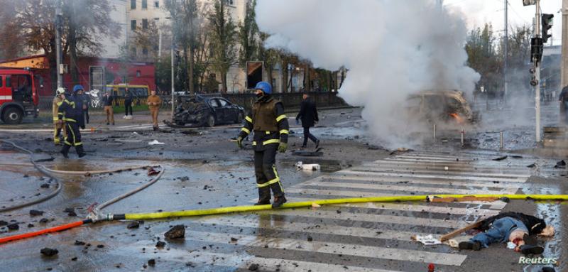 مقتل 3 أشخاص وإصابة 19 في هجوم روسى على مدينة خاركيف الأوكرانية