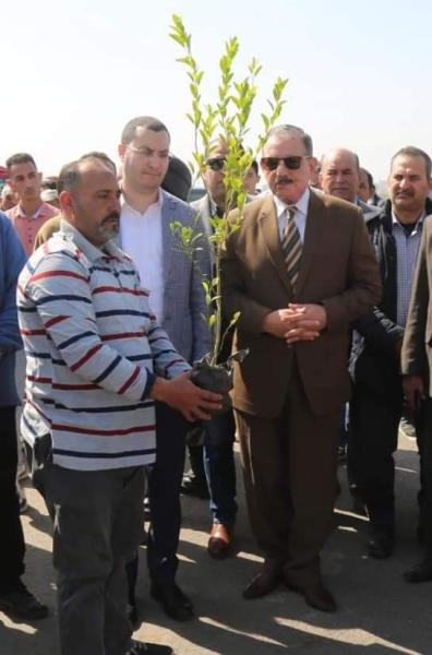محافظ كفرالشيخ: إستمرار زراعة الأشجار بقلين ضمن المبادرة الرئاسية ”100 مليون شجرة”