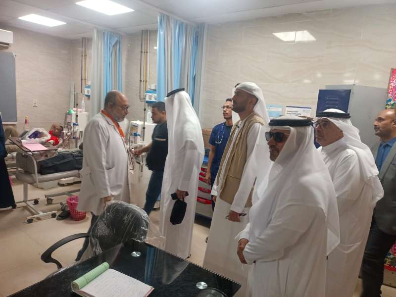 مستشفيات جامعة أسوان تستقبل الشيخ سلطان القاسمي نائب حاكم إمارة الشارقة بدولة الإمارات