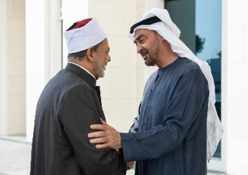الرئيس الإماراتي يستقبل شيخ الأزهر.. ويبحثان تأصيل الحوار الحضاري