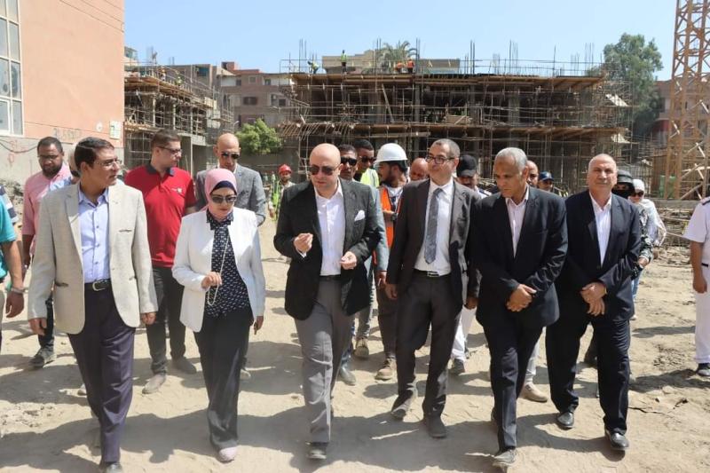 محافظ بني سويف يتفقد الموقف التنفيذي لمشروع تطوير ورفع كفاءة مستشفى ناصر العام
