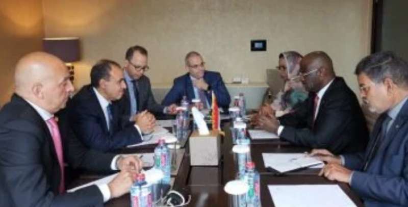 وزير الخارجية يبحث مع نظيره الموريتاني أوجه التعاون الثنائي بين البلدين