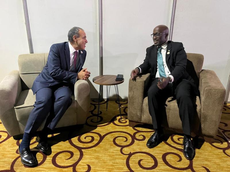 وزير الخارجية يلتقي مع وزير خارجية رواندا