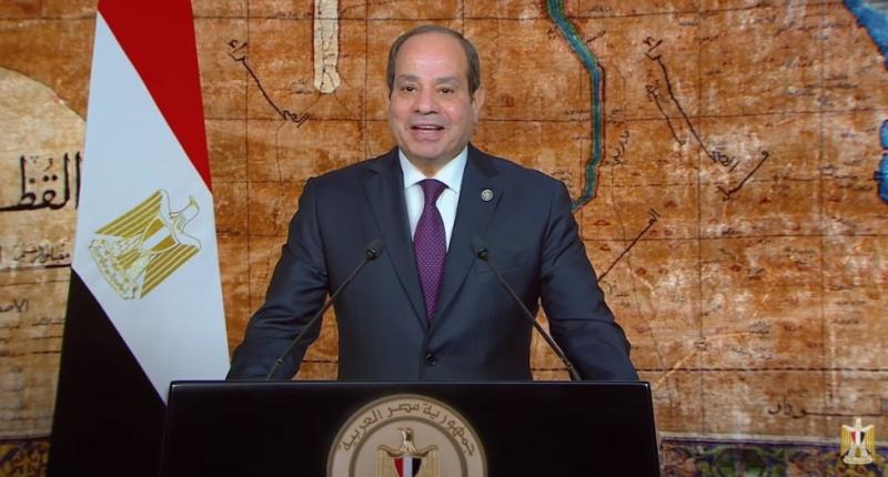 الرئيس السيسي: واثق بأن مصر ستعبر تلك المرحلة المضطربة إقليميا ودوليا