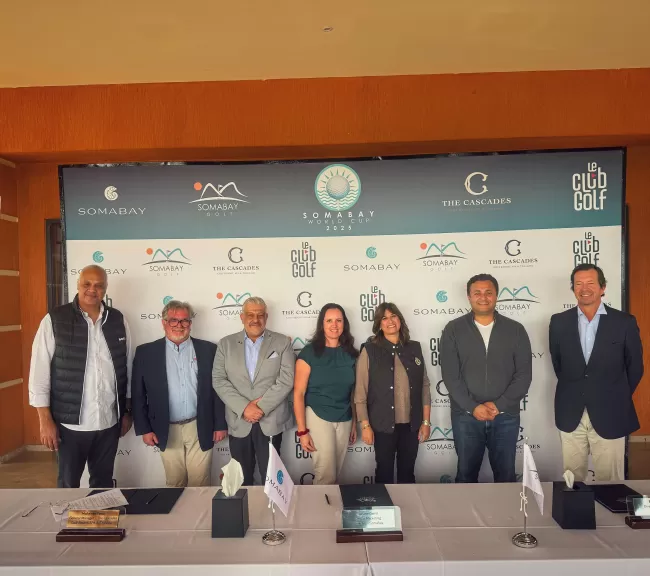 شراكة بين سوما باى، منتجع ”The Cascades Golf Resort, Spa  Thalasso”، و”Le Club Golf” لإقامة نهائيات كأس العالم للجولف في مصر