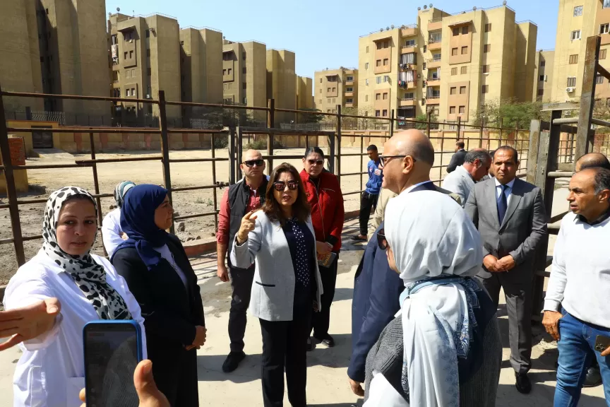 وزيرة التنمية المحلية ومحافظ القليوبية يتفقدان مجزر الخانكة لإدراجه في خطة تطوير  المجازر