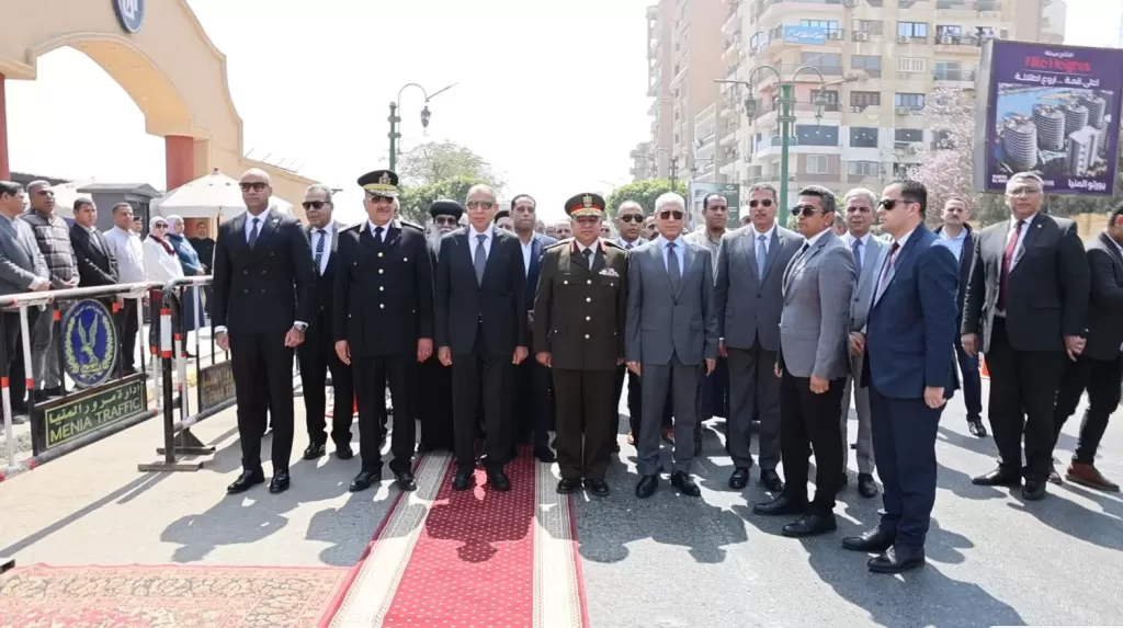 رئيس جامعة المنيا يشارك في احتفال المحافظة بعيدها القومي