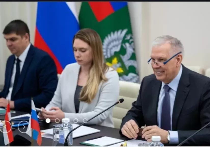 نائب وزير الزراعة يلتقي رئيس الهيئة الفيدرالية الروسية للرقابة البيطرية والصحة النباتية