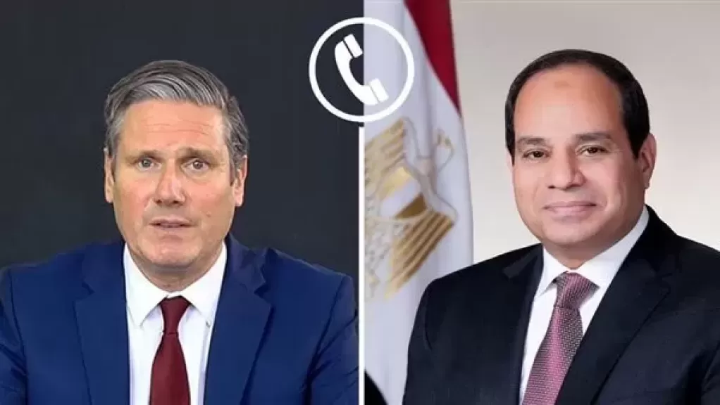 الرئيس السيسي ورئيس وزراء بريطانيا يؤكدان رغبتهما في تطوير العلاقات الثنائية بين البلدين