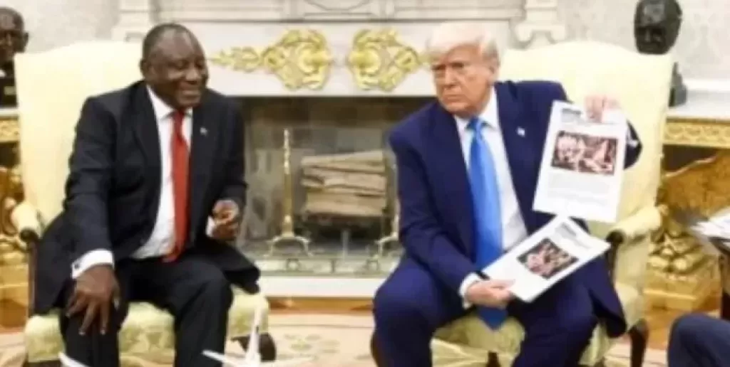 رويترز تكشف عن صورة مغلوطة واجه ترامب بها رئيس جنوب أفريقيا