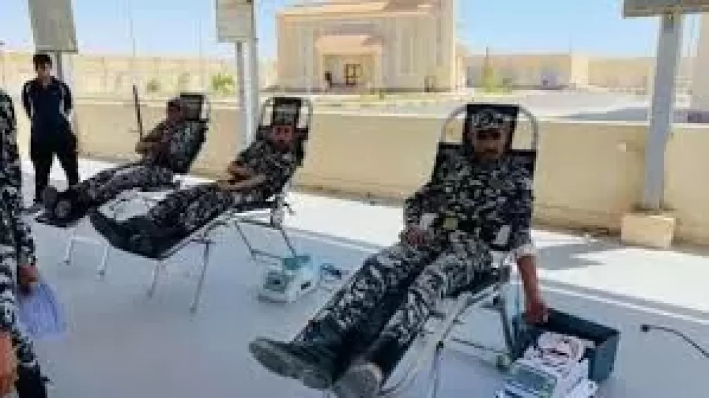 حملة للتبرع بالدم بمديرية أمن البحر الأحمر