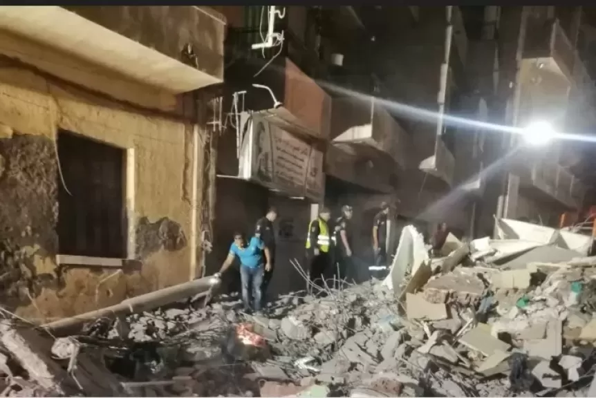 دون خسائر بشرية.. انهيار جزئي لعقار قديم شرقي الإسكندرية