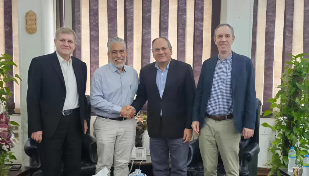 رئيس مركز البحوث الزراعية يبحث مع نائب مدير الايكاردا تعزيز التعاون المشترك