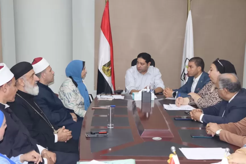 نائب محافظ بني سويف يناقش آليات وسبل تفعيل أنشطة مبادرة ” بالوعي نحميها ” بالتعاون مع فرع المجلس القومي للمرأة
