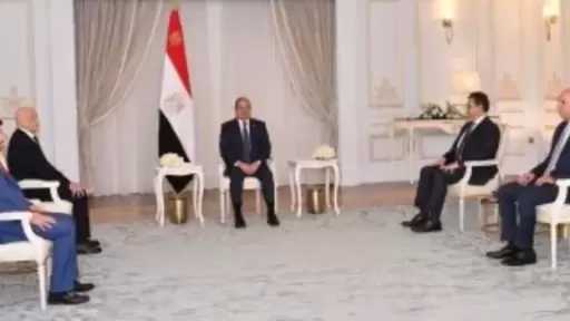 الرئيس السيسى يستقبل المستشار عقيلة صالح رئيس مجلس النواب الليبى