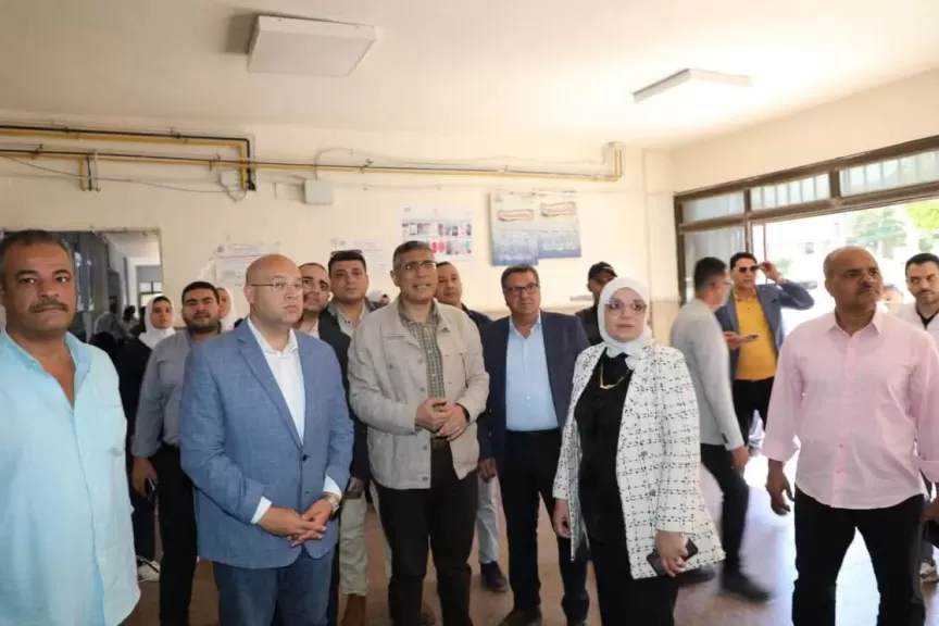 محافظ الجيزة يتفقد مستشفى مبارك المركزي بمركز منشاة القناطر لمتابعة انتظام العمل