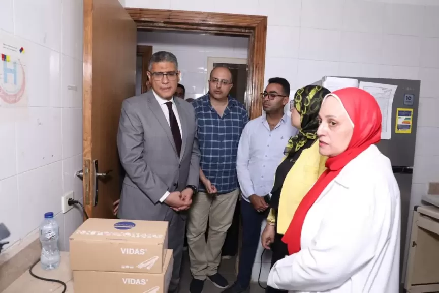 محافظ الجيزة يتفقد مستشفى الشيخ زايد العام ويوجه بسرعة الانتهاء من أعمال التطوير ورفع كفاءة الخدمات الطبية