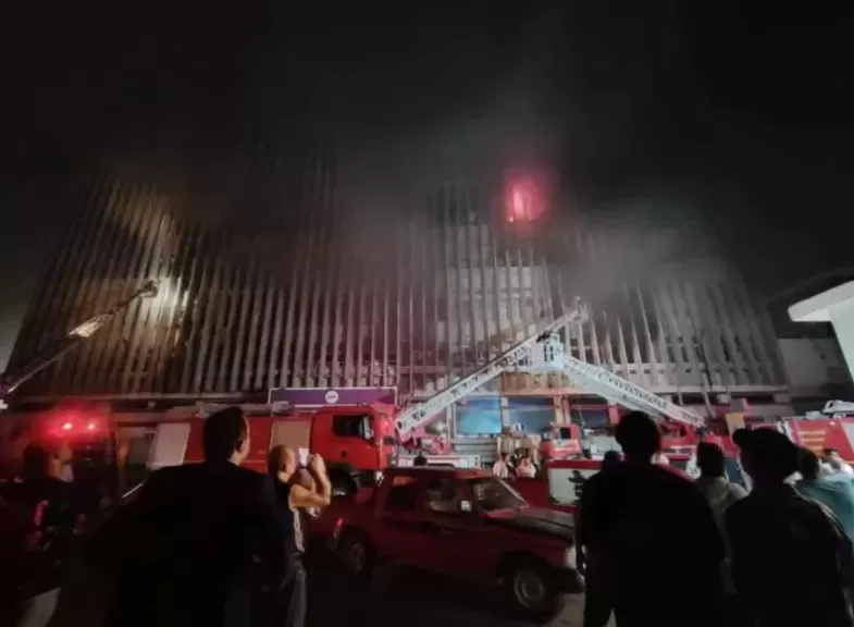 الصحة: إصابة 27 شخصا ومصرع 4 آخرين بسبب حريق سنترال رمسيس