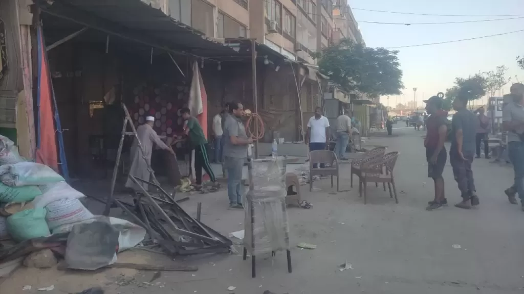 محافظ القليوبية يتابع حملة إزالة الإشغالات بشبرا الخيمة