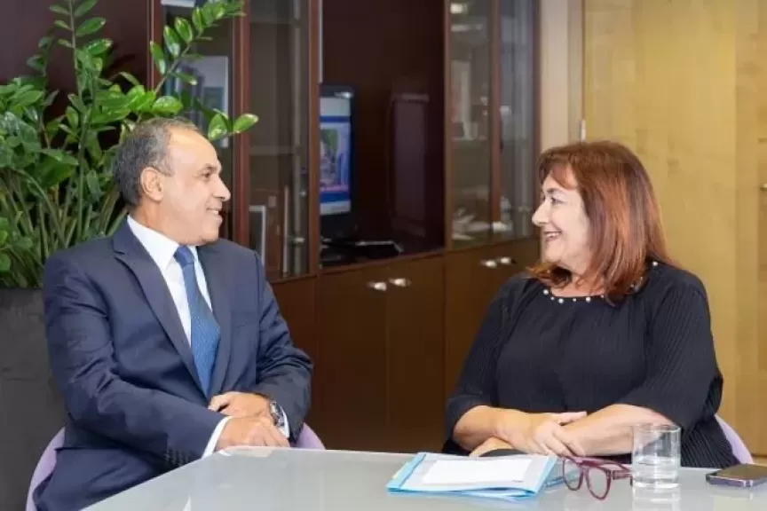 وزير الخارجية والهجرة يستهل زيارته لبروكسل بلقاء مفوضة الاتحاد الأوروبي لشئون المتوسط