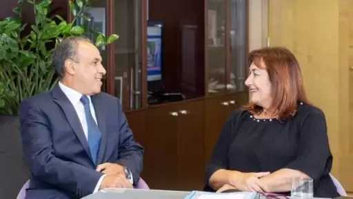 وزير الخارجية والهجرة يستهل زيارته لبروكسل بلقاء مفوضة الاتحاد الأوروبي لشئون المتوسط