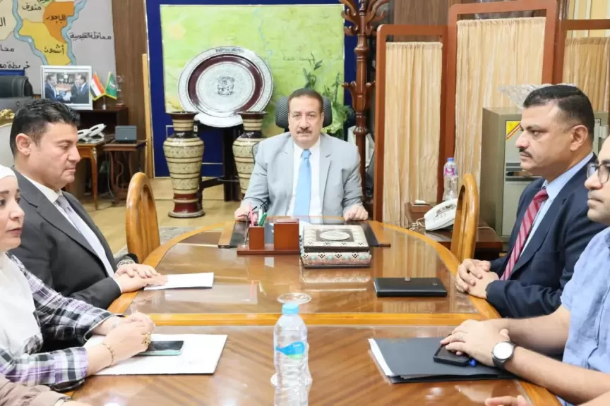 محافظ المنوفية  يناقش نسب تنفيذ مشروعات الخطة الإستثمارية ومشروعات هيئة الأبنية التعليمية